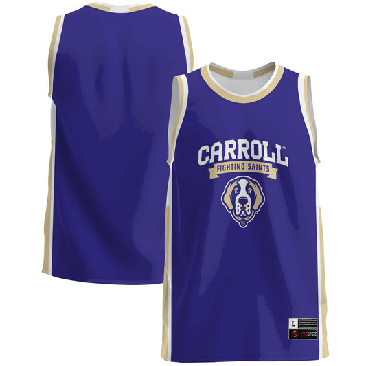 Carroll College Fighting Saints GameDay Greats Lightweight Basketball Jersey - Purple | Stitched College Jersey TJS74434
