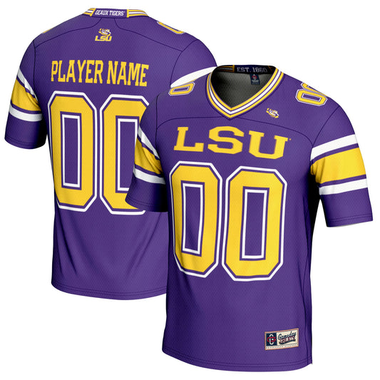 LSU Tigers GameDay Greats Pick-A-Player Football Jersey - Purple | Stitched College Jersey TJS74541