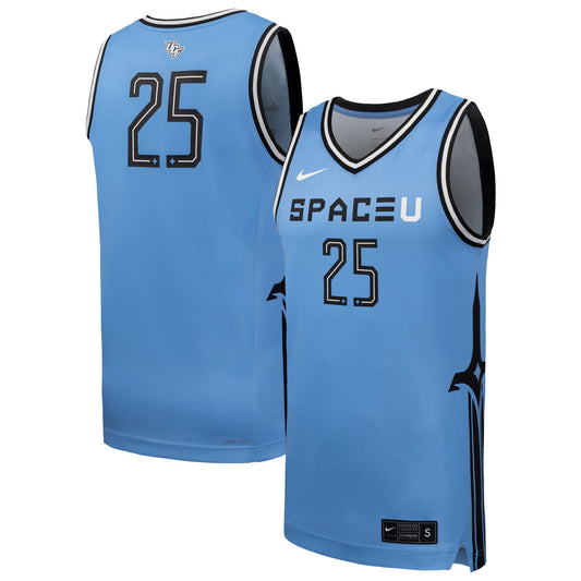 UCF Knights Space Game Replica Basketball Jersey - Light Blue | Stitched College Jersey TJS74553