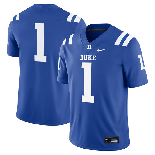 #1 Duke Blue Devils Game Jersey - Royal | Stitched College Jersey TJS74537