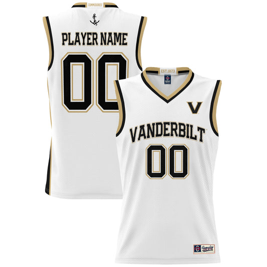 Vanderbilt Commodores GameDay Greats Pick-A-Player Men's Basketball Jersey - White | Stitched College Jersey TJS74618