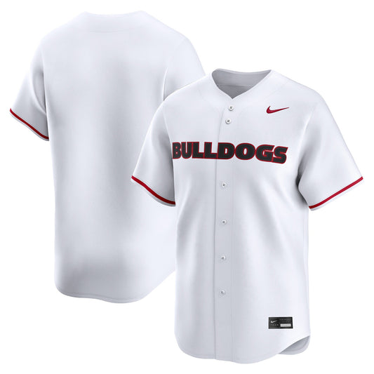 Georgia Bulldogs Baseball Limited Jersey - White | Stitched College Jersey TJS74458