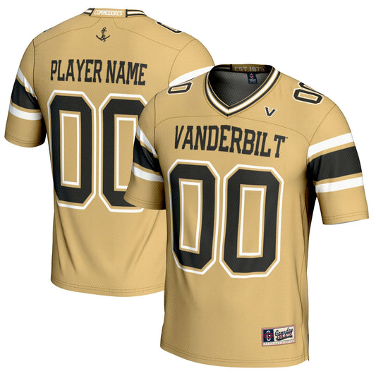 Vanderbilt Commodores GameDay Greats Pick-A-Player Football Jersey - Gold | Stitched College Jersey TJS74483