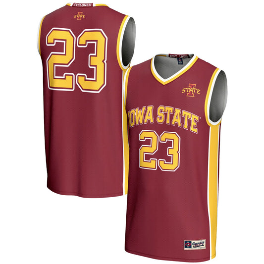 #23 Iowa State Cyclones GameDay Greats Unisex Lightweight Basketball Jersey - Cardinal | Stitched College Jersey TJS74507