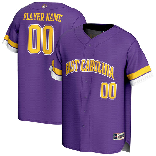 ECU Pirates GameDay Greats Unisex Pick-A-Player Lightweight Baseball Jersey - Purple | Stitched College Jersey TJS74785