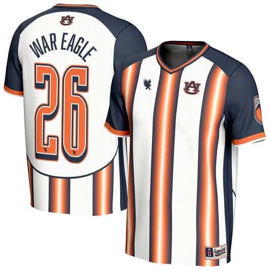 Auburn Tigers GameDay Greats Unisex War Eagle Commemorative Fashion Soccer Jersey - White | Stitched College Jersey TJS74882
