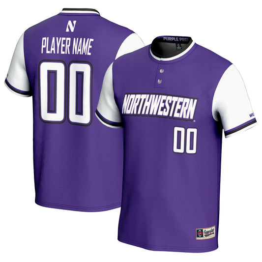 Northwestern Wildcats GameDay Greats Unisex Pick-A-Player Lightweight Softball Jersey - Purple | Stitched College Jersey TJS74742