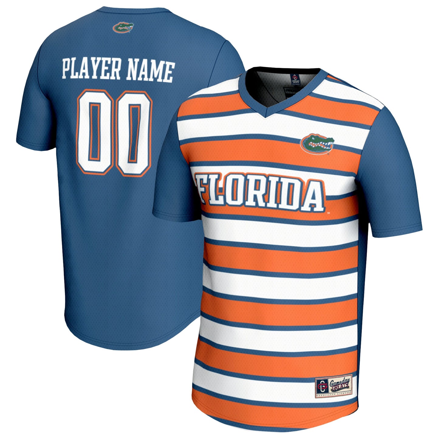 Florida Gators GameDay Greats Unisex Pick-A-Player Collegiate Women's Soccer Lightweight Fashion Jersey - Royal | Stitched College Jersey TJS74905