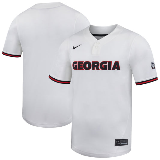 Georgia Bulldogs Unisex Limited Softball Jersey - White | Stitched College Jersey TJS74975