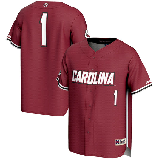 #1 South Carolina Gamecocks GameDay Greats Lightweight Baseball Fashion Jersey - Garnet | Stitched College Jersey TJS74981
