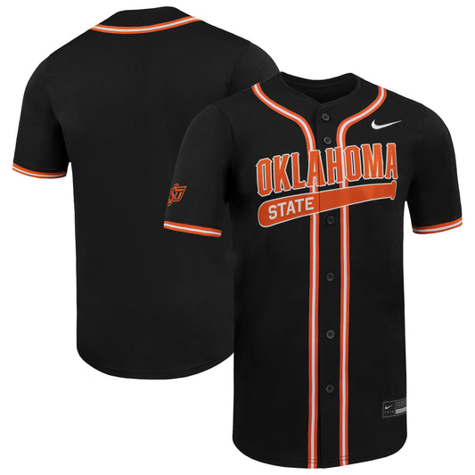 Oklahoma State Cowboys Limited Baseball Jersey - Black | Stitched College Jersey TJS74914
