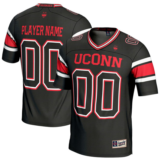 UConn Huskies GameDay Greats Pick-A-Player Football Jersey - Black | Stitched College Jersey TJS74890