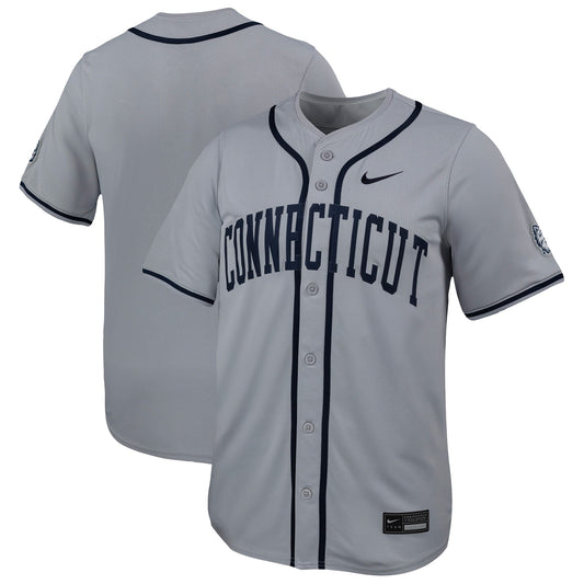 UConn Huskies Limited Baseball Jersey - Gray | Stitched College Jersey TJS74735