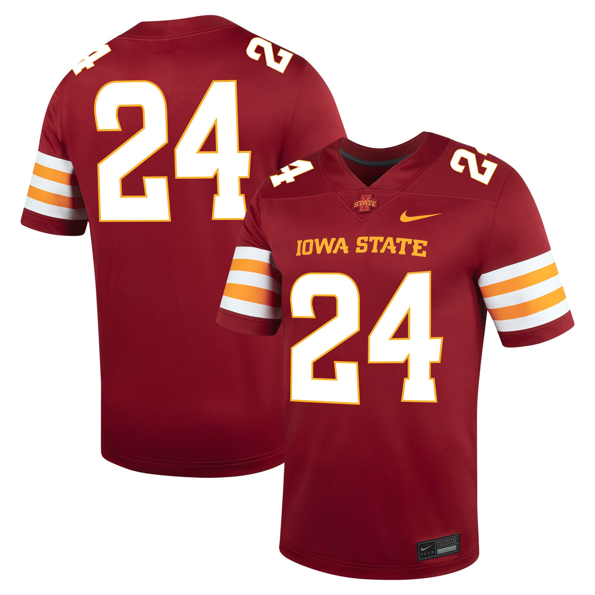#24 Iowa State Cyclones Untouchable Football Jersey � Cardinal | Stitched College Jersey TJS74906