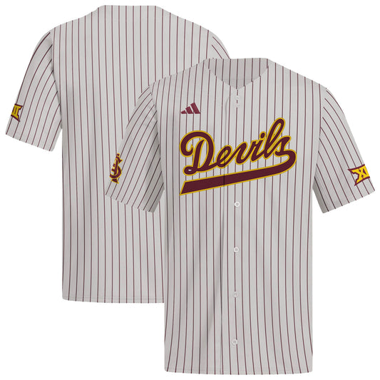 Arizona State Sun Devils Alternate Replica Baseball Jersey - Gray | Stitched College Jersey TJS74950