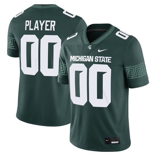 Michigan State Spartans Pick-A-Player Game Jersey - Green | Stitched College Jersey TJS74849
