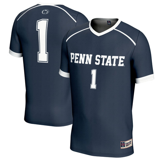 #1 Penn State Nittany Lions GameDay Greats Unisex Women's Lacrosse Lightweight Fashion Jersey - Navy | Stitched College Jersey TJS74815