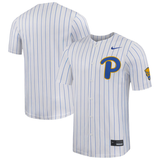 Pitt Panthers Limited Baseball Jersey - White | Stitched College Jersey TJS74843