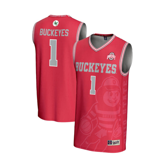 #1 Ohio State Buckeyes GameDay Greats Unisex Lightweight Icon Print Basketball Jersey - Scarlet | Stitched College Jersey TJS74796