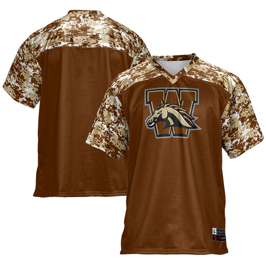 Western Michigan Broncos GameDay Greats Football Jersey - Brown | Stitched College Jersey TJS74976