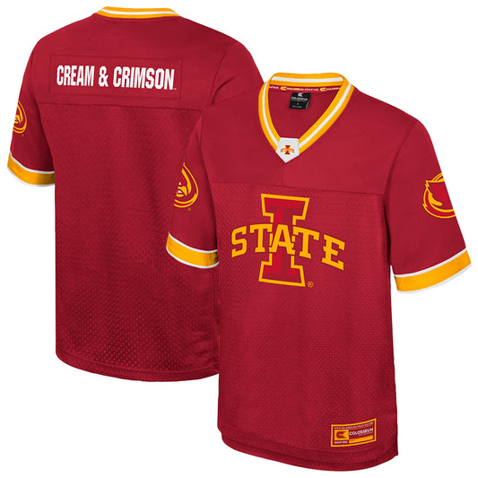 Iowa State Cyclones Colosseum Nothing But The Hits Football Jersey - Cardinal | Stitched College Jersey TJS74869