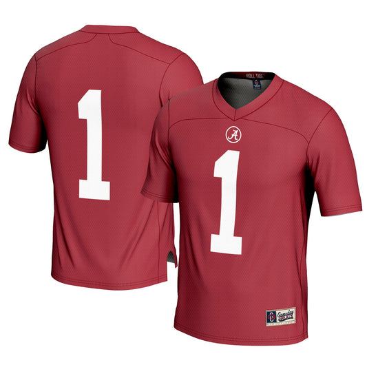 #1 Alabama Crimson Tide GameDay Greats Football Jersey - Crimson | Stitched College Jersey TJS74771
