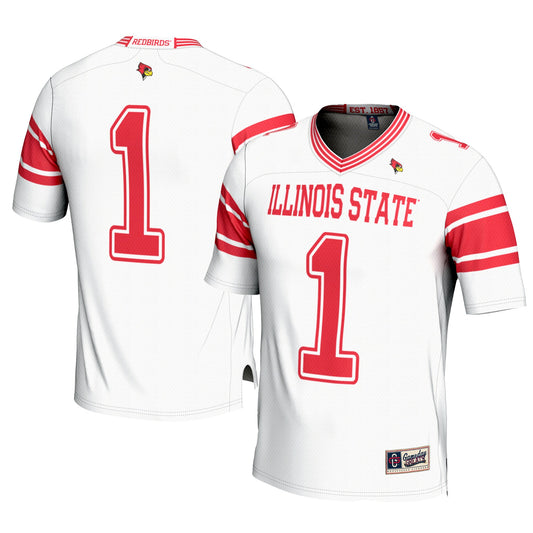 #1 Illinois State Redbirds GameDay Greats Football Jersey � White | Stitched College Jersey TJS74650