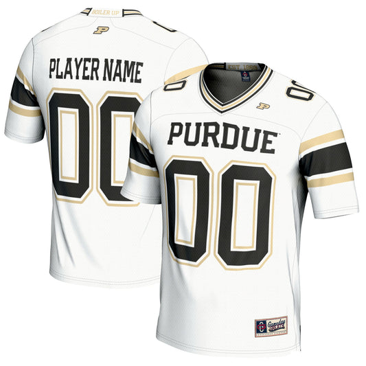 Purdue Boilermakers GameDay Greats Pick-A-Player Football Jersey - White | Stitched College Jersey TJS74644