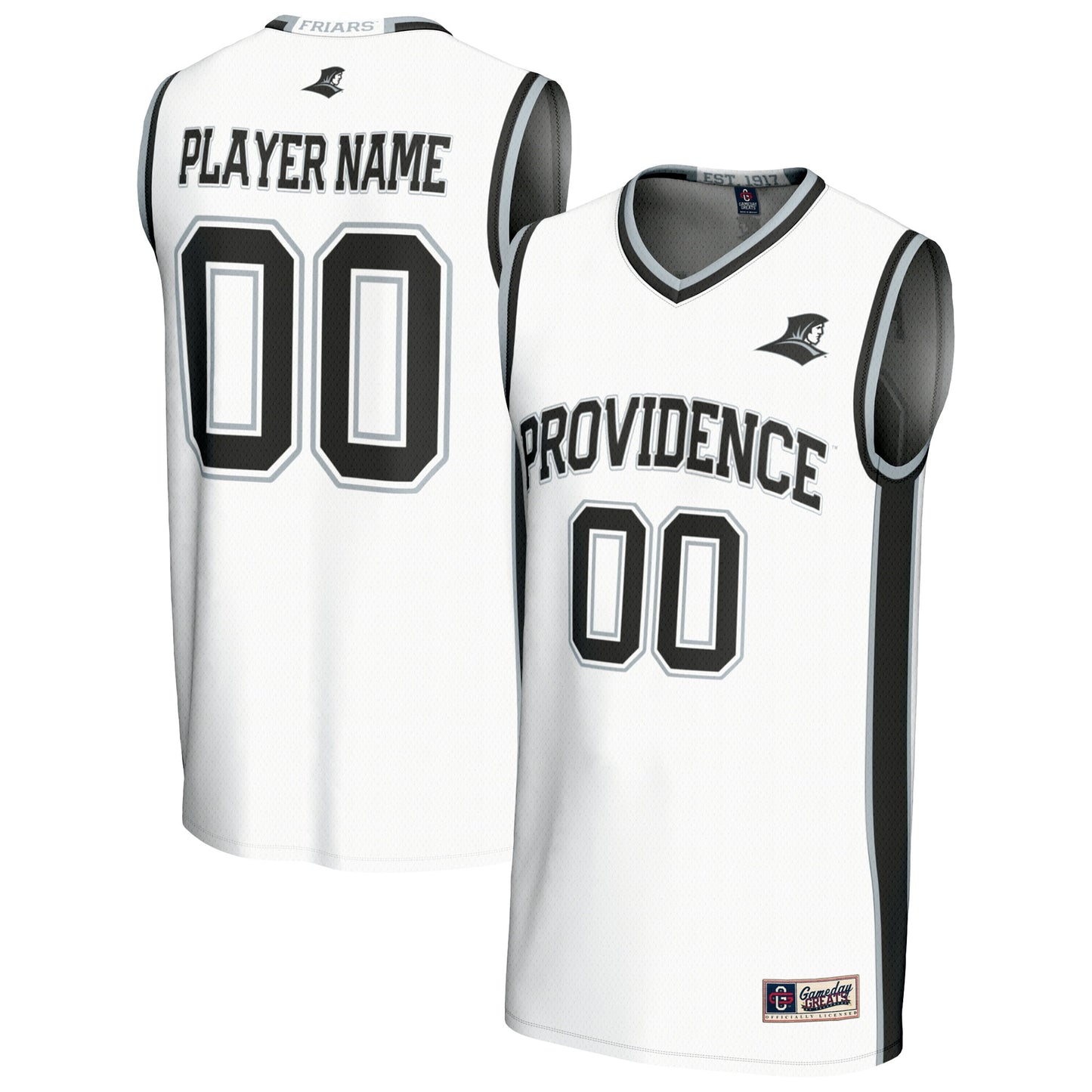 Providence Friars GameDay Greats Unisex Lightweight Collegiate Women's Basketball Pick-A-Player Fashion Jersey - White | Stitched College Jersey TJS74673