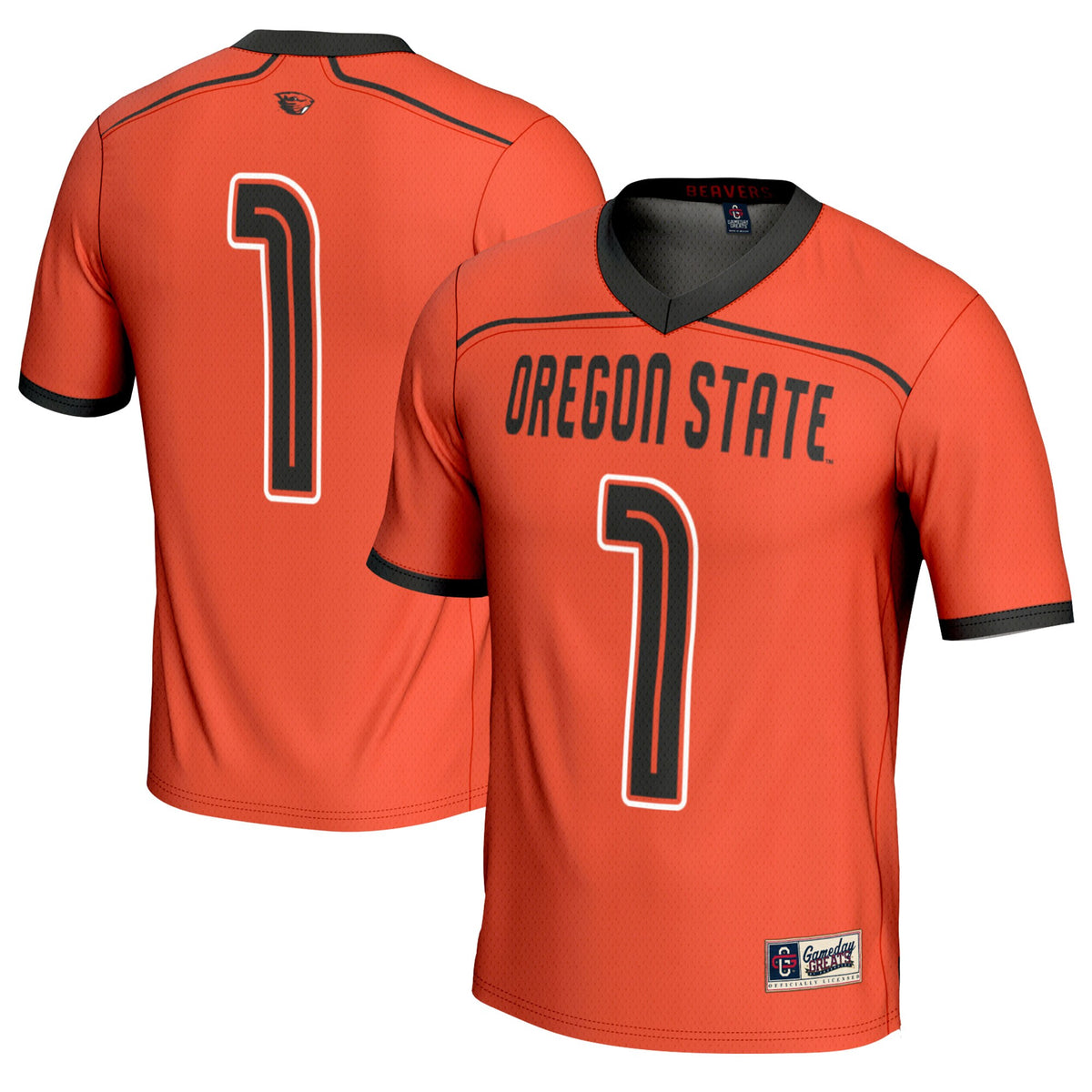 #1 Oregon State Beavers GameDay Greats Unisex Men's Lacrosse Fashion Jersey - Orange | Stitched College Jersey TJS74708