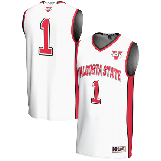 #1 Valdosta State Blazers GameDay Greats Unisex Lightweight Basketball Jersey - White | Stitched College Jersey TJS74931