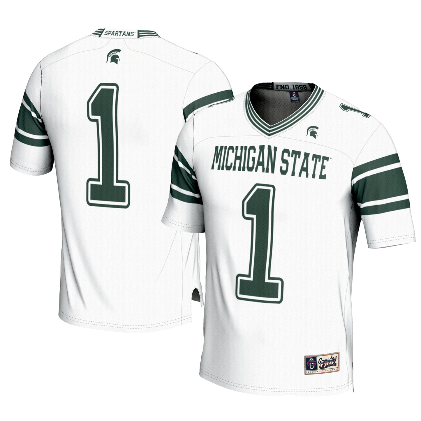 #1 Michigan State Spartans GameDay Greats Football Jersey - Cardinal | Stitched College Jersey TJS74724