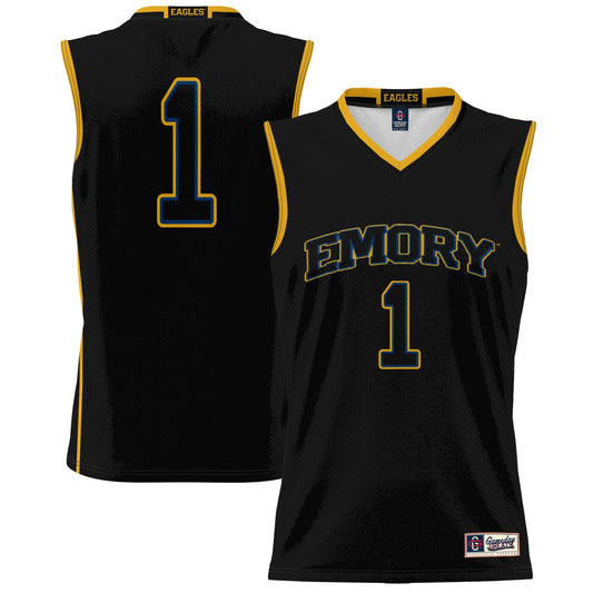 #1 Emory Eagles GameDay Greats Unisex Lightweight Basketball Jersey - Black | Stitched College Jersey TJS74722
