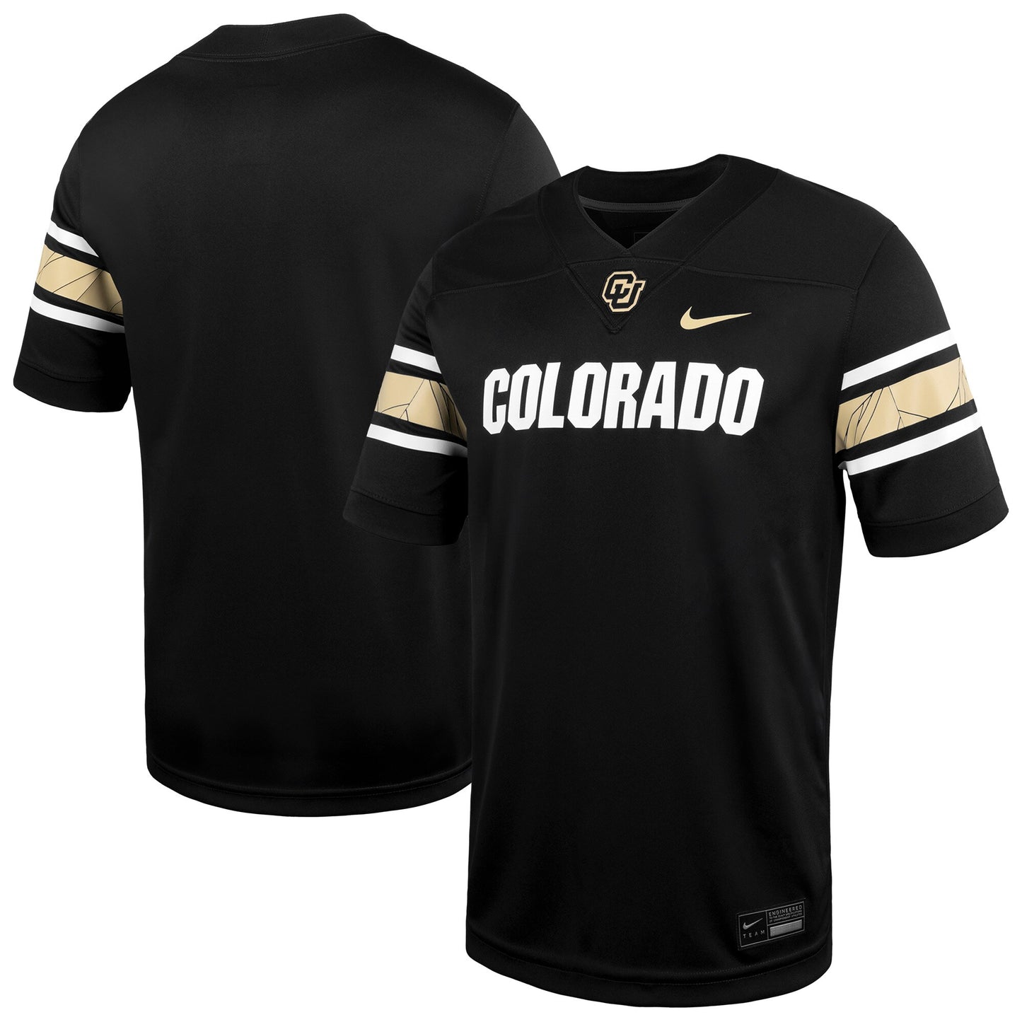 Colorado Buffaloes Replica Game Jersey - Black | Stitched College Jersey TJS74799