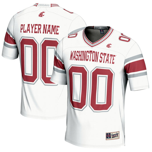 Washington State Cougars GameDay Greats Pick-A-Player Football Jersey - White | Stitched College Jersey TJS74953