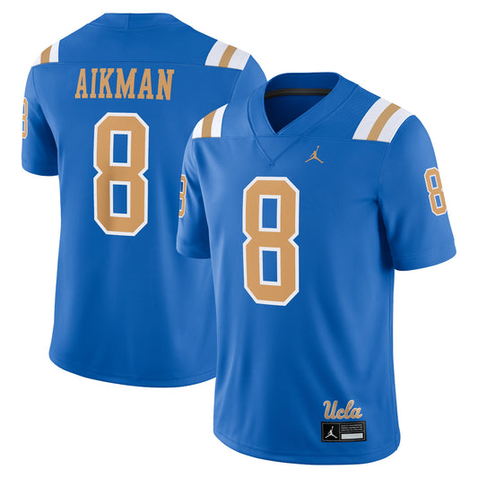 Troy Aikman UCLA Bruins Alumni Player Game Jersey - Blue | Stitched College Jersey TJS74690
