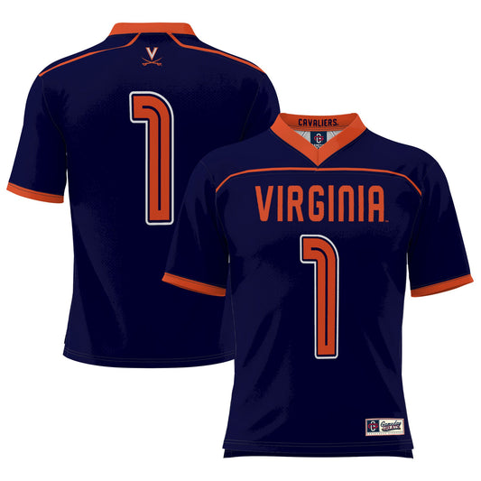 Virginia Cavaliers GameDay Greats #1 Lightweight Lacrosse Jersey - Navy | Stitched College Jersey TJS74900