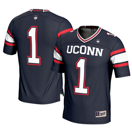 #1 UConn Huskies GameDay Greats Football Jersey - Cardinal | Stitched College Jersey TJS75112