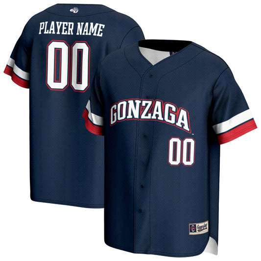 Gonzaga Bulldogs GameDay Greats Unisex Pick-A-Player Lightweight Baseball Jersey - Navy | Stitched College Jersey TJS75032