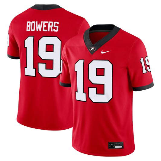 Brock Bowers Georgia Bulldogs Alumni Player Game Jersey - Red | Stitched College Jersey TJS75147