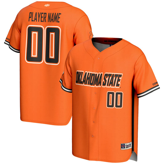 Oklahoma State Cowboys GameDay Greats Pick-A-Player Lightweight Baseball Jersey - Orange | Stitched College Jersey TJS75297