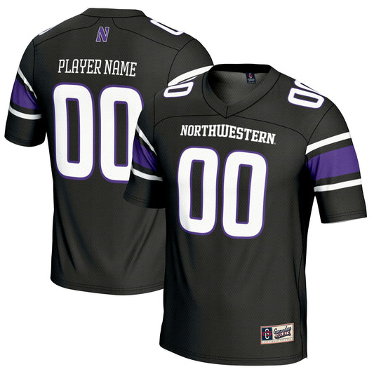Northwestern Wildcats GameDay Greats Pick-A-Player Football Jersey - Black | Stitched College Jersey TJS75232