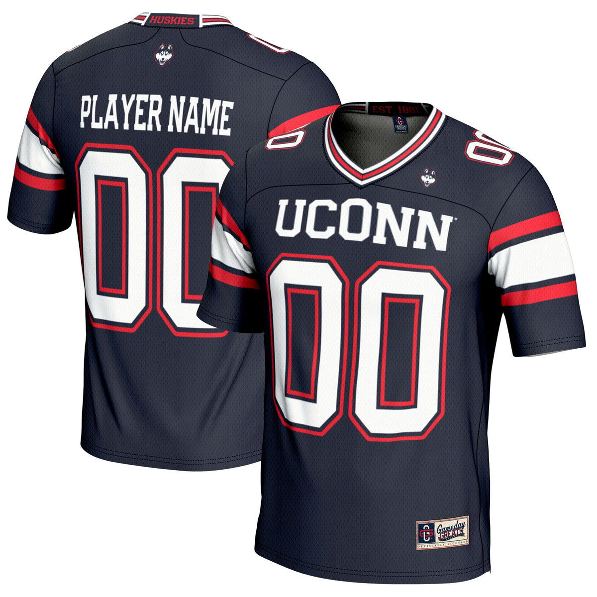 UConn Huskies GameDay Greats Pick-A-Player Football Jersey - Navy | Stitched College Jersey TJS75181