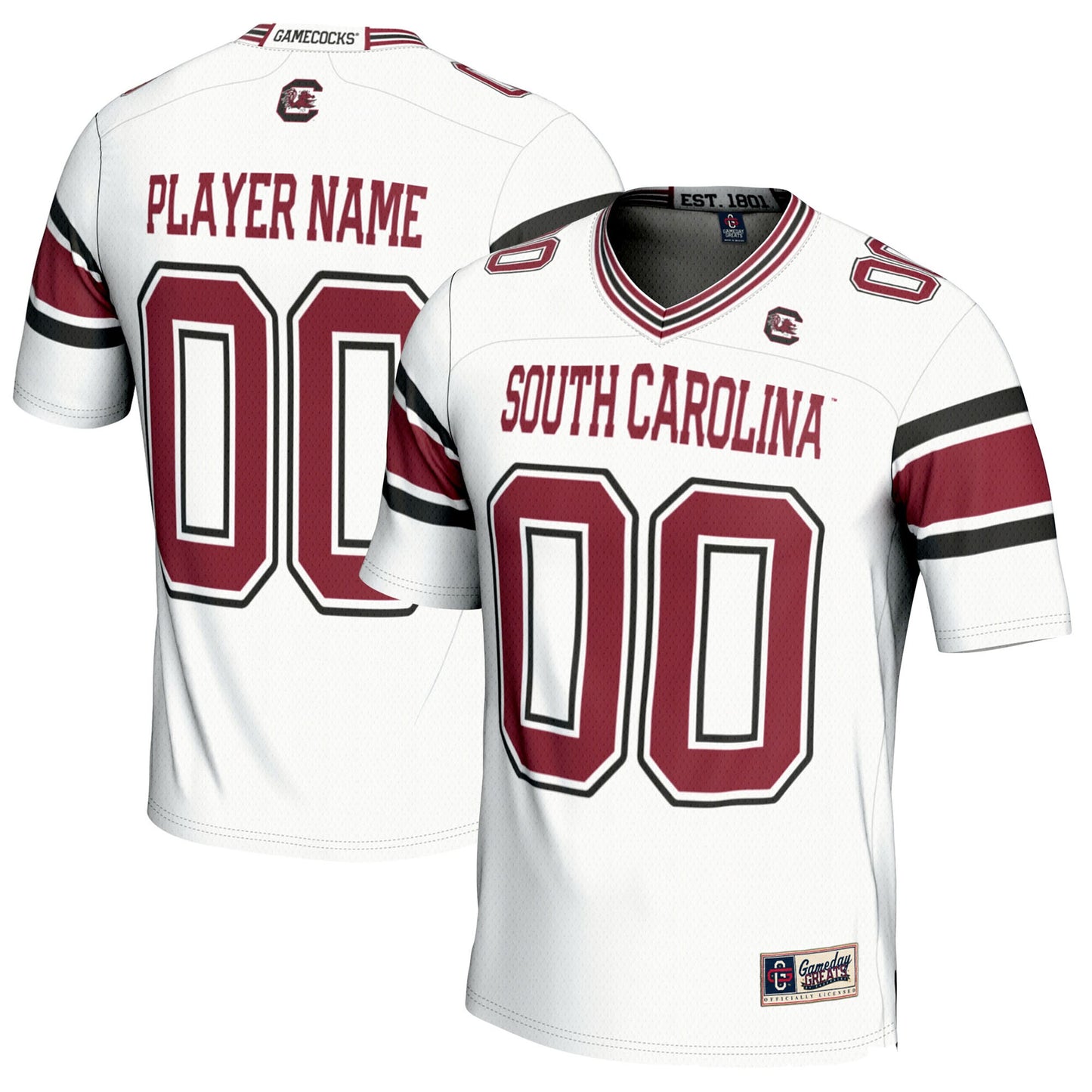 South Carolina Gamecocks GameDay Greats Pick-A-Player Football Jersey - White | Stitched College Jersey TJS75436
