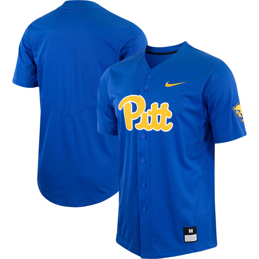 Pitt Panthers Replica Baseball Jersey - Royal | Stitched College Jersey TJS75049