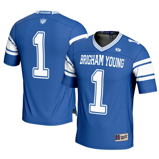 #1 BYU Cougars GameDay Greats Football Jersey - Cardinal | Stitched College Jersey TJS75042
