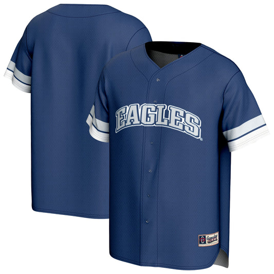 Emory Eagles GameDay Greats Baseball Jersey - Blue | Stitched College Jersey TJS75111