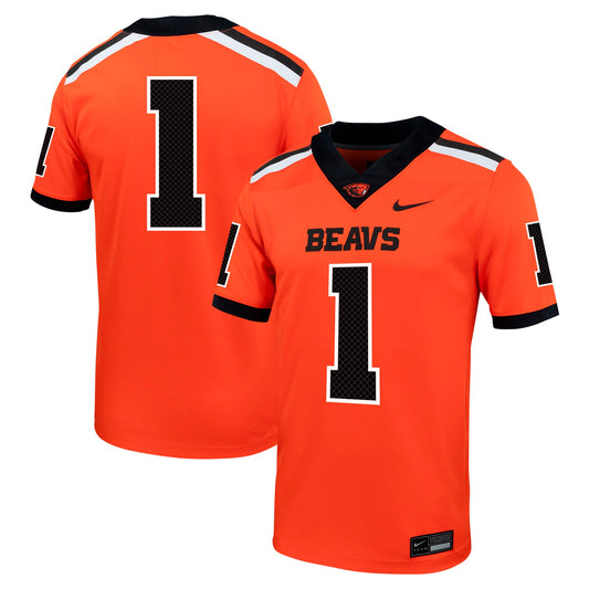 #1 Oregon State Beavers Untouchable Football Jersey � Orange | Stitched College Jersey TJS75311