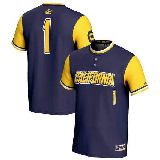 #1 Cal Bears GameDay Greats Lightweight Softball Jersey - Navy | Stitched College Jersey TJS75239