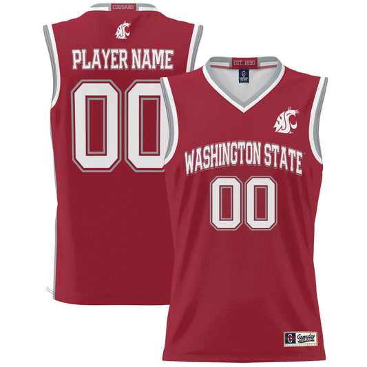 Washington State Cougars GameDay Greats Pick-A-Player Men's Basketball Jersey - Crimson | Stitched College Jersey TJS75305